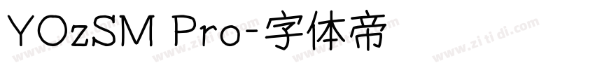 YOzSM Pro字体转换